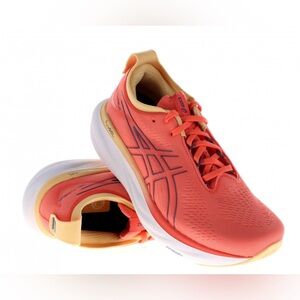 Asics Gel-Nimbus 25 Running Shoes Women’s Size 11 Sneakers Training Orange